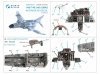 Quinta Studio QDS-48371 F-4E with DMAS 3D-Printed & coloured Interior on decal paper (Meng) (Small version) 1/48